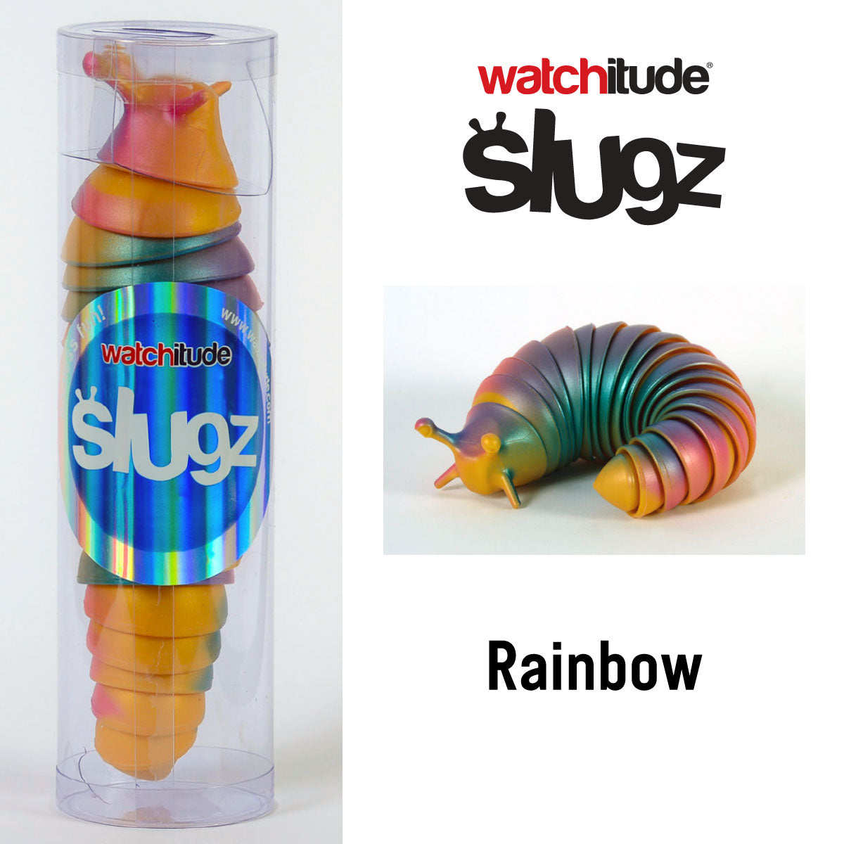 Watchitude Slugz Rainbow - 7.7” long