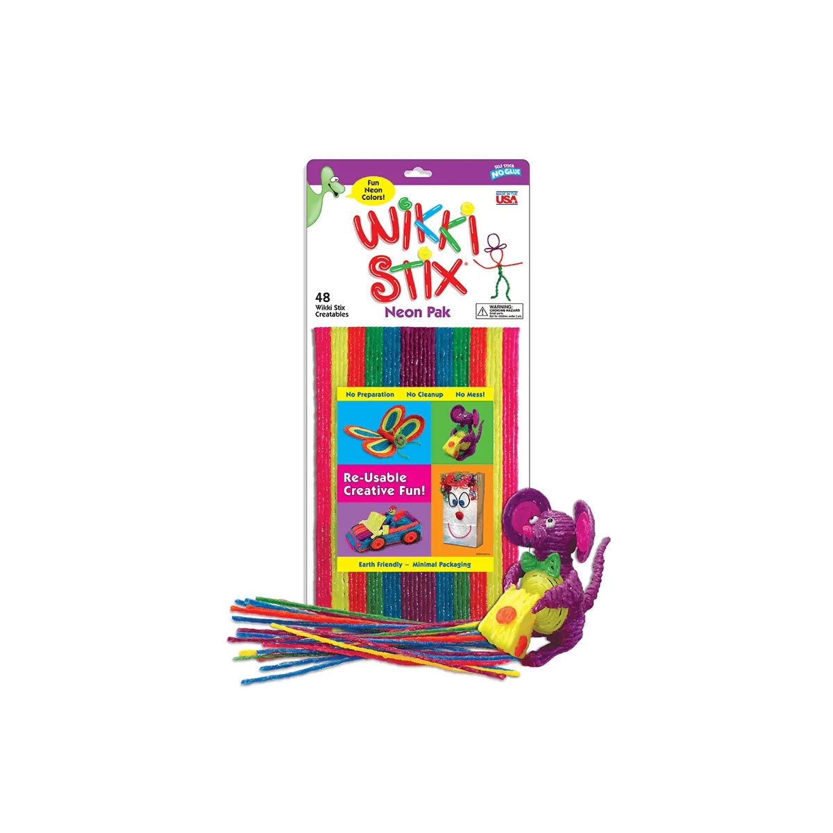 Wikki Stix Neon Colors 48 Pack