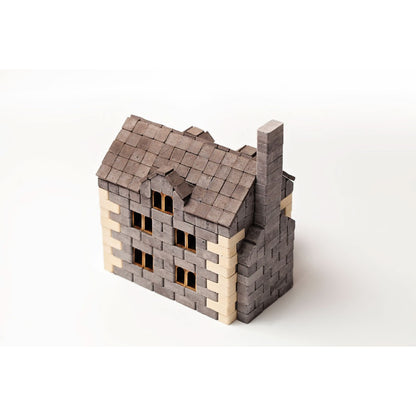 Wise Elk English House Mini Bricks Constructor Set - 500 pcs