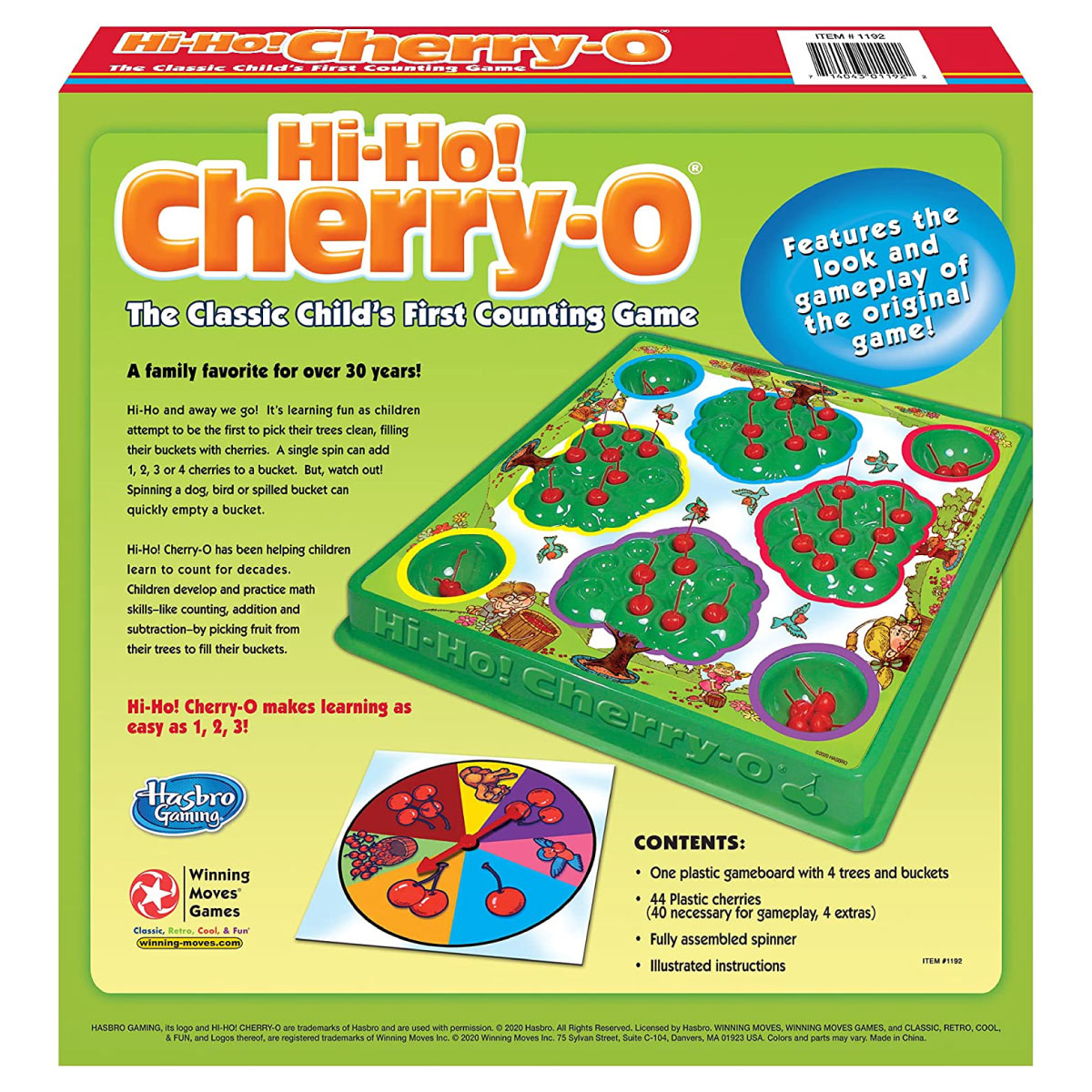 Hi Ho Cherry-O Counting Game