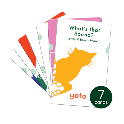 Yoto Phonics: Letters & Sounds Phase One 7 Card Set