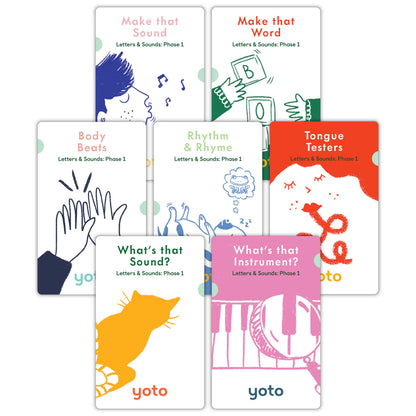 Yoto Phonics: Letters & Sounds Phase One 7 Card Set