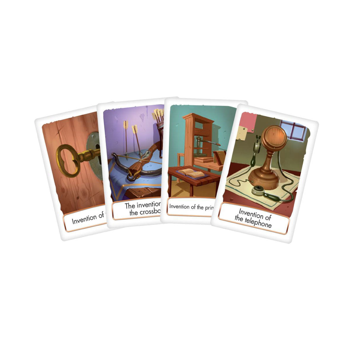 Timeline Inventions Card Game Happy